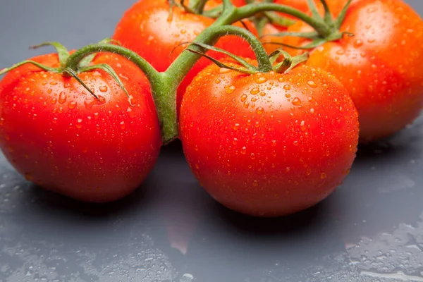 Tomate Vermelho Cheio Vitaminas Saúde Ideal Para Saladas Sucos Compotas — Fotografia de Stock