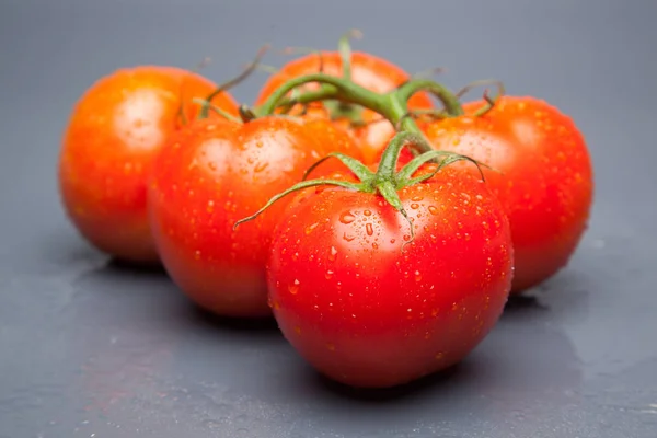 Tomate Rojo Lleno Vitaminas Salud Ideal Para Ensaladas Jugos Mermeladas — Foto de Stock