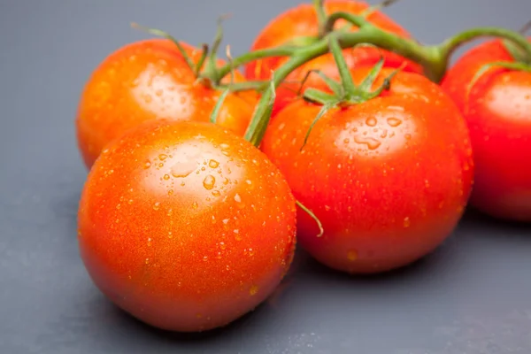 Tomate Rojo Lleno Vitaminas Salud Ideal Para Ensaladas Jugos Mermeladas — Foto de Stock