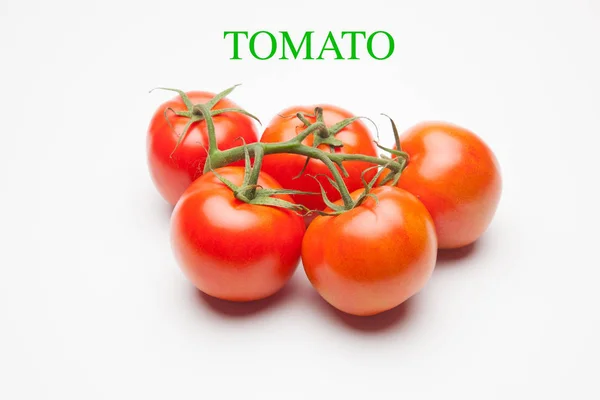 Rød Tomat Fuld Vitaminer Sundhed Ideel Til Salater Juice Syltetøj - Stock-foto