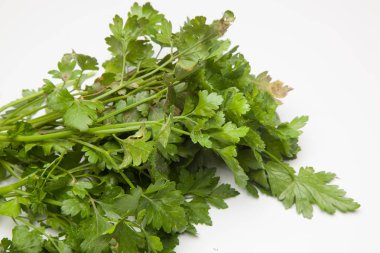 Maydanoz yaygın bir baharat veya yemek tarifleri çeşitli giyinme olarak mutfakta kullanılan bir bitkidir.