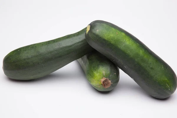 Zucchini Είναι Ένα Λαχανικό Που Χρησιμοποιείται Ευρέως Στη Μεσογειακή Κουζίνα — Φωτογραφία Αρχείου