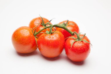 Domates kırmızı ve taze, doğrudan masaya gitmek için bahçeden getirilen, biz salata veya meyve olarak, vitamin ve antioksidanlar açısından zengin çiğ yiyebilirsiniz. domates ile biz meyve suları, reçeller, soslar, tavada yapabilirsiniz, biz et ile doldurabilir ve yapmak 