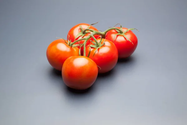 Tomate Rouge Fraîche Apportée Jardin Pour Aller Directement Table Peut — Photo