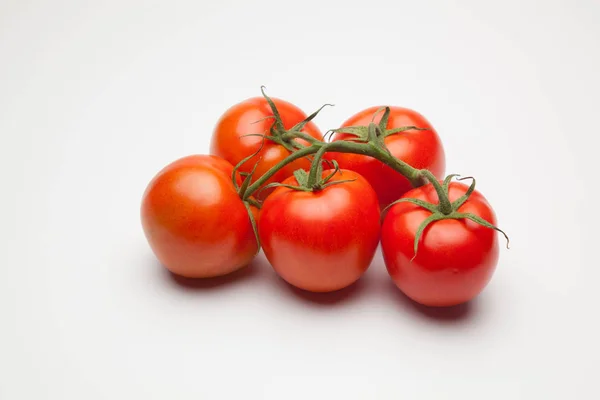 Tomate Rouge Fraîche Apportée Jardin Pour Aller Directement Table Peut — Photo
