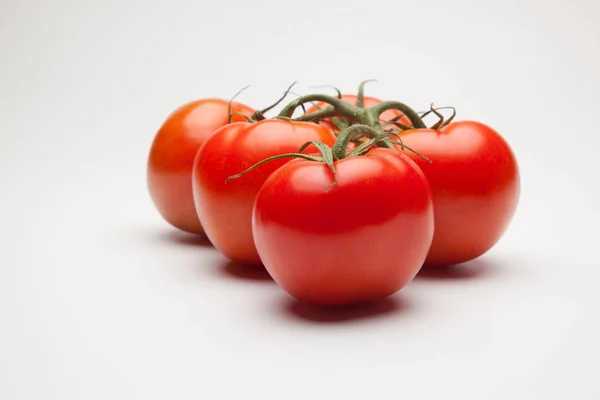 Tomato Red Fresh Brought Garden Straight Table Can Eat Raw — Stock Photo, Image