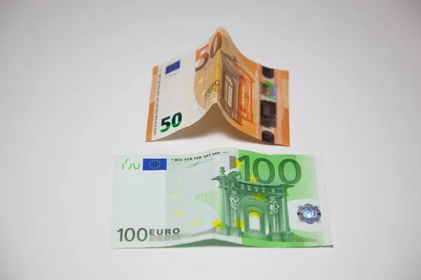 Eurobankbiljetten Die Europese Gemeenschap Worden Gebruikt Legaal Gebruik Geld Voor — Stockfoto