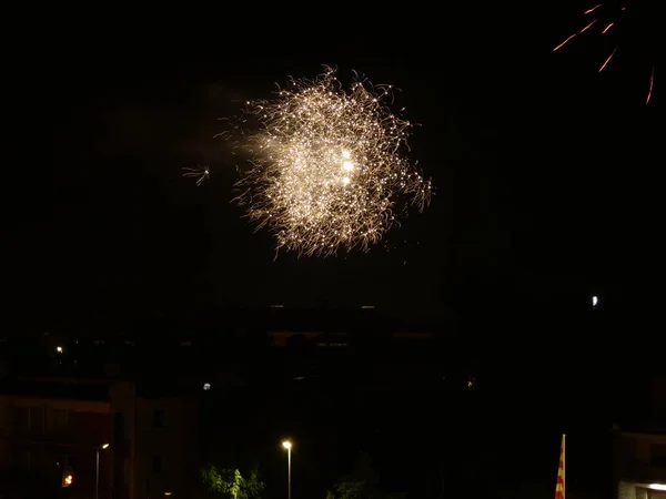 Dia Junho Celebra Catalunha Verbena Sant Joan Dia Qual Noite — Fotografia de Stock