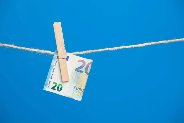 Banknoty Euro Pieniądze Europejskiej Wspólnoty Gospodarczej Pieniądze Owocem Pracy Korzyści — Zdjęcie stockowe