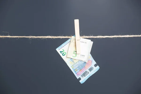 Банкноты Евро Деньги Европейского Экономического Сообщества Деньги Плод Работы Выгоды — стоковое фото