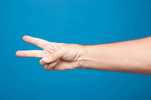 Open Hand Gesloten Hand Gesloten Vuist Vingers Van Één Hand — Stockfoto