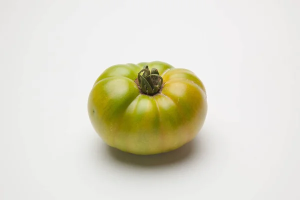 Tomates Verdes Recém Trazidos Horta Para Serem Levados Consumidor Final — Fotografia de Stock