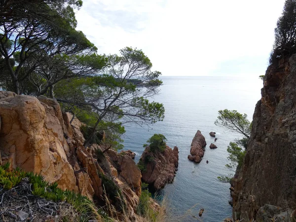 Costa Brava Girona Spanien Mittelmeerküste Voll Von Stränden Und Klippen — Stockfoto