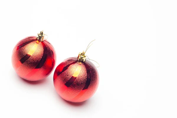 Bolas Natal Para Decoração Natal Símbolo Das Férias Natal — Fotografia de Stock