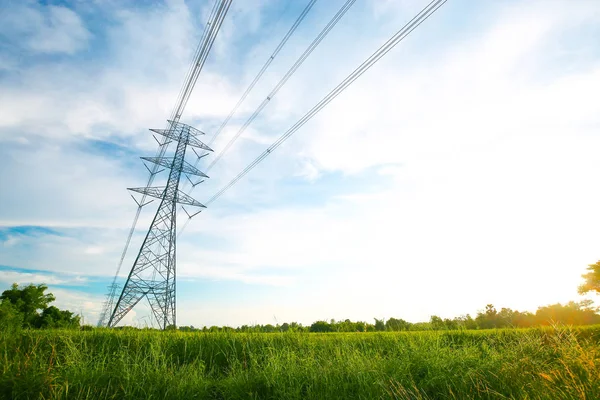 Elektrik hattı direk enerji ve iletişim için