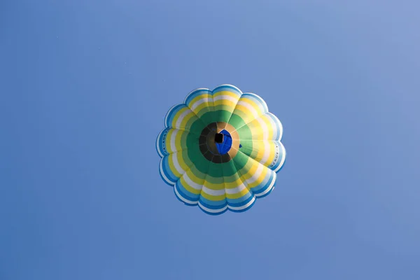 Hot air colorful balloon, Fire balloon in the blue sky during day