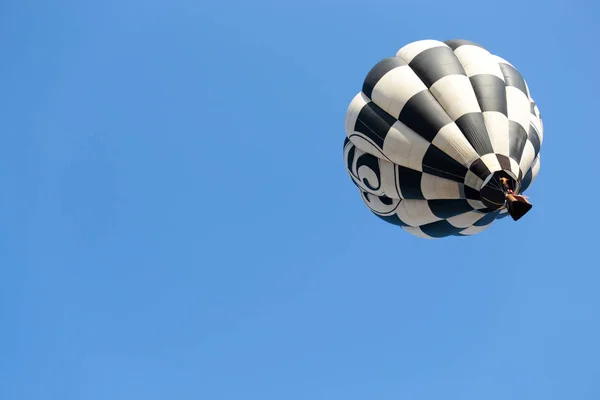 Hot air colorful balloon, Fire balloon in the blue sky during day