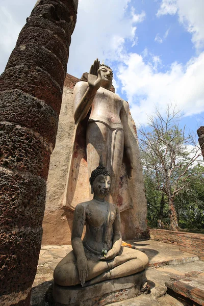 Starověký Chrámový Historický Národní Park Sukhothai Thajsko Roce2018 Unesco Světové — Stock fotografie