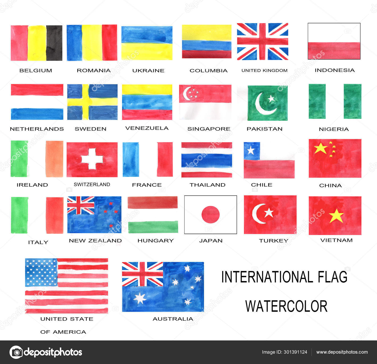 Флаги Азиатских Стран Фото