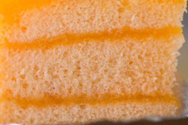 Turuncu pasta katmanını kapat. Macro portakallı tatlı ve ekşi tatlı