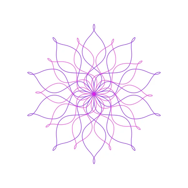 Mandala Geometric Beautiful Sign Meditation Digital Illustration Drawing Art Mandala — Stock Photo, Image