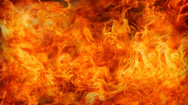 火と炎燃焼の赤色の背景が暗い 火と炎 燃える要素 — ストック写真