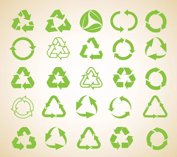 Ecología Iconos Stock Vector Eps Vector — Archivo Imágenes Vectoriales