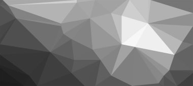 Soyut 2D geometrik renkli arkaplan. Modern ve şık soyut tasarım posteri - Vektör.  