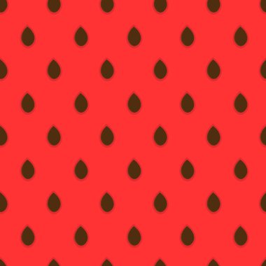 Vektör dikişsiz karpuz deseni. Sevimli tarzı, yaz parlak renkler, sulu taze arka planlar, tasarım elemanları.