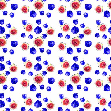 Mor incir parlak desen