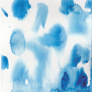 Açık mavi suluboya renkli 