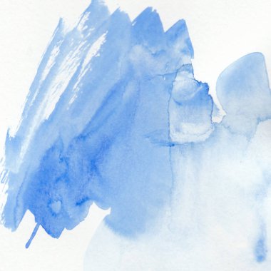 Açık mavi suluboya renkli 