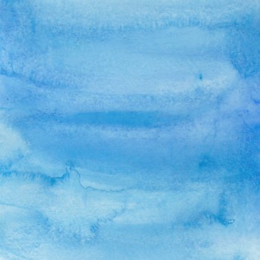 Açık mavi suluboya renkli 