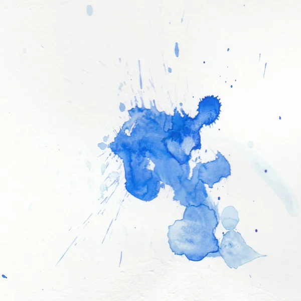 Fond Aquarelle Bleu Vif — Photo