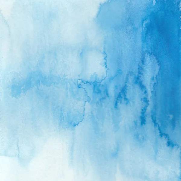 Fond Aquarelle Bleu Vif — Photo