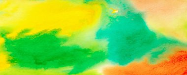 Multicolor bright watercolor background.Abstract watercolor texture hand drawn isolated wash spot on white background for text design, web,wallpaper, label.