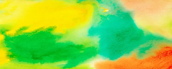 Multicolor bright watercolor background.Abstract watercolor texture hand drawn isolated wash spot on white background for text design, web,wallpaper, label.