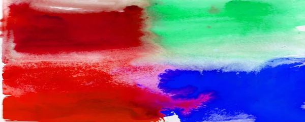 Разноцветный Яркий Акварель Background Abstract Акварели Текстуры Руки Нарисованы Изолированные — стоковое фото