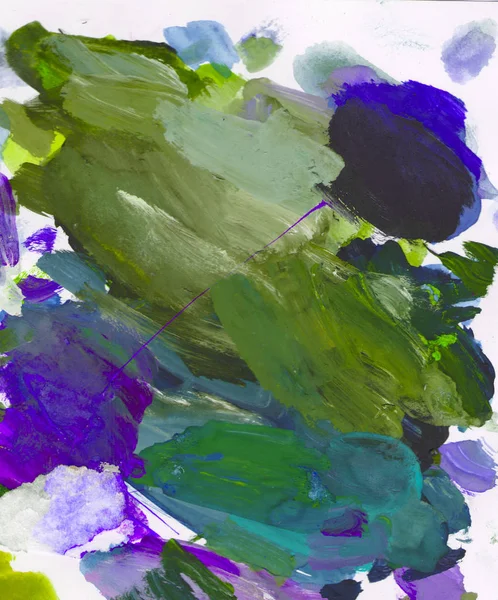 Gouache 'nin dokuları. Kırmızı, mavi, yeşil, kahverengi, sarı ve turuncu arkaplan
