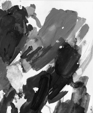 Gouache 'nin dokuları. Kırmızı, mavi, yeşil, kahverengi, sarı ve turuncu arkaplan