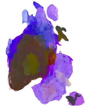 Gouache 'nin dokuları. Kırmızı, mavi, yeşil, kahverengi, sarı ve turuncu arkaplan