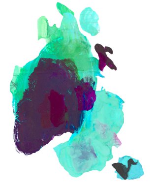 Gouache 'nin dokuları. Kırmızı, mavi, yeşil, kahverengi, sarı ve turuncu arkaplan