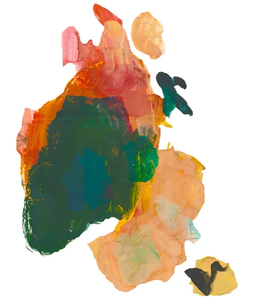 Gouache 'nin dokuları. Kırmızı, mavi, yeşil, kahverengi, sarı ve turuncu arkaplan