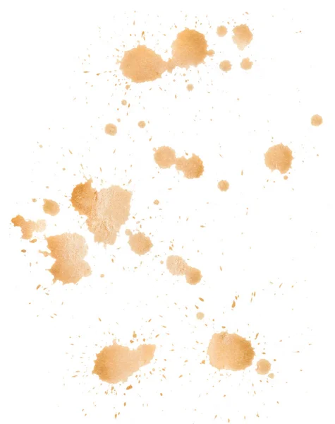 Watercolor brilliant gold blots. New Year\'s textures.
