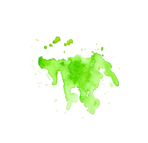 Textura verde aquarela, manchas e salpicos. Design para casamento — Fotografia de Stock