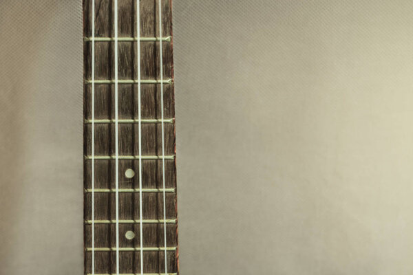 The neck of the ukulele