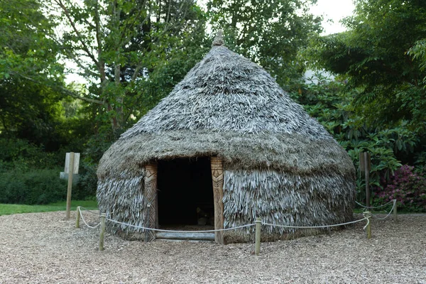 Foto Una Yurta Jardín Botánico Vallon Stang Alar Brest Francia — Foto de Stock