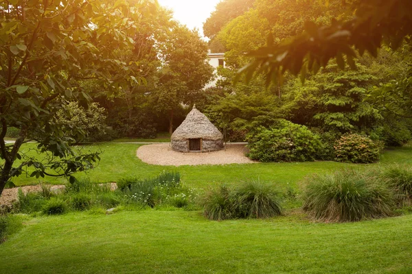 Foto Una Yurta Jardín Botánico Vallon Stang Alar Brest Francia — Foto de Stock