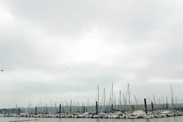 Brest France Mai 2018 Vue Panoramique Marina Sète Nombreux Petits — Photo