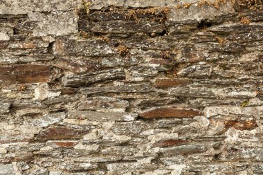 Tuğla kumtaşı kaldırım doku arka planının kesintisiz